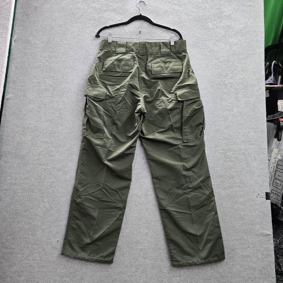 5.11 Tactical Men Pants 32X30 Green Fast Tac TDU Cargo Ripstop 27" Inseam - Picture 11 of 12